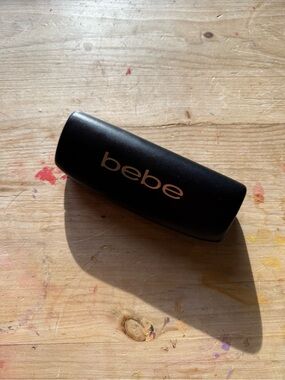 Black And Gold Bebe Sunglasses Case